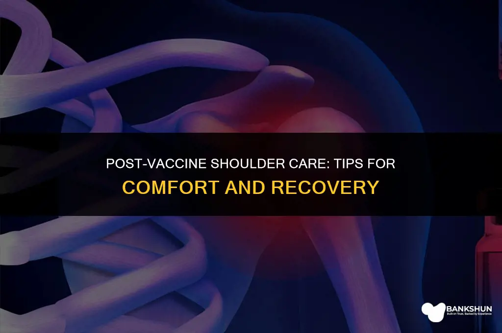 what to put on shoulder after vaccine