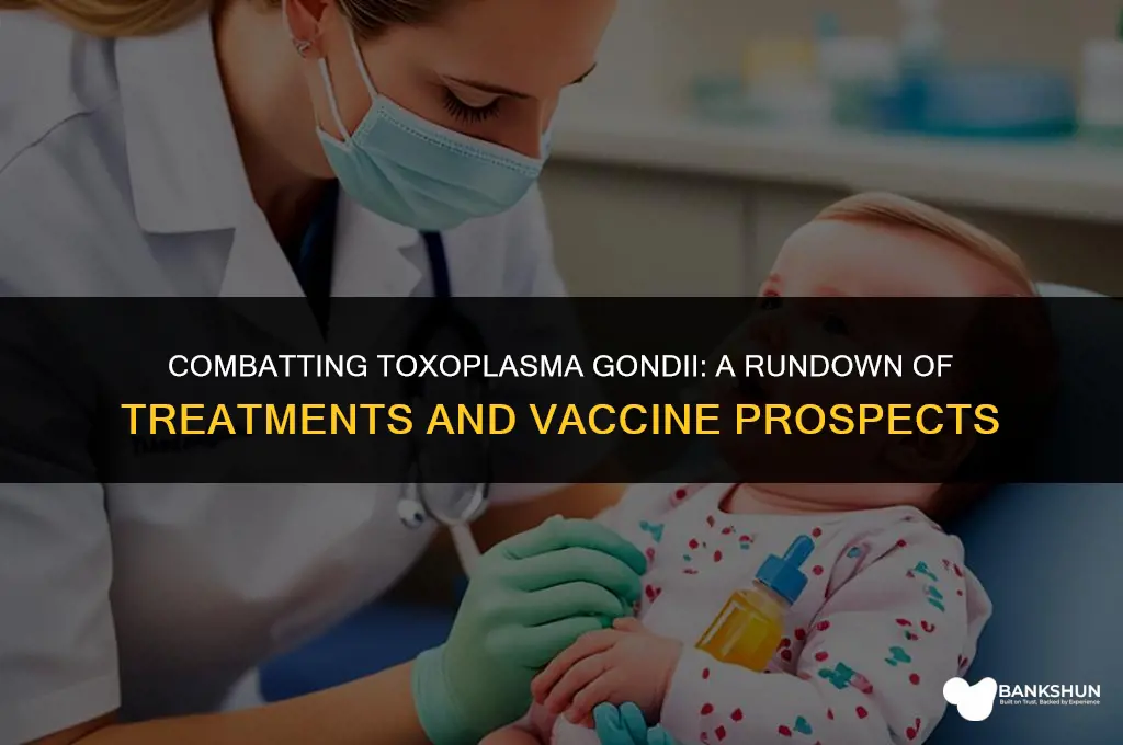 what treatments and vaccines for toxoplasma gondii
