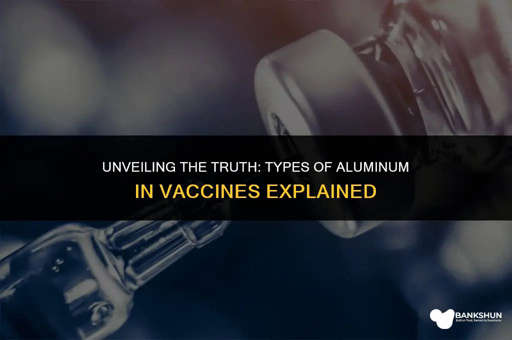 what type of aluminum is in vaccines