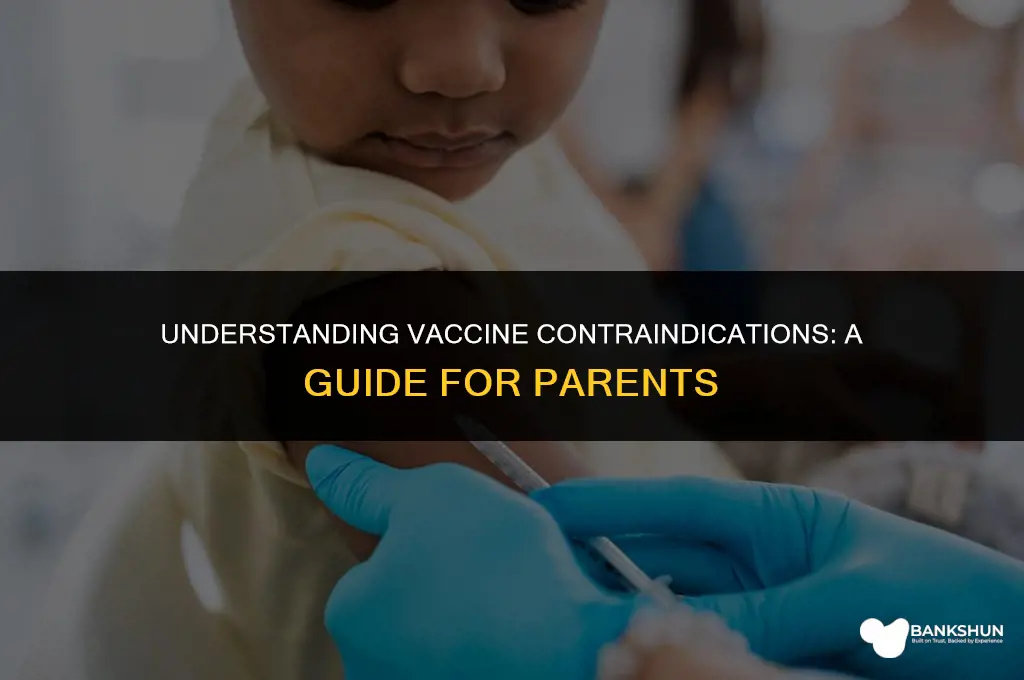 what type of children cant be vaccinated