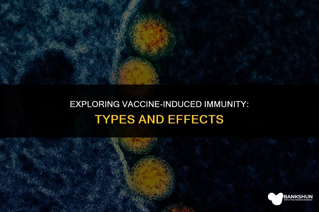 what type of immunity do vaccines affect