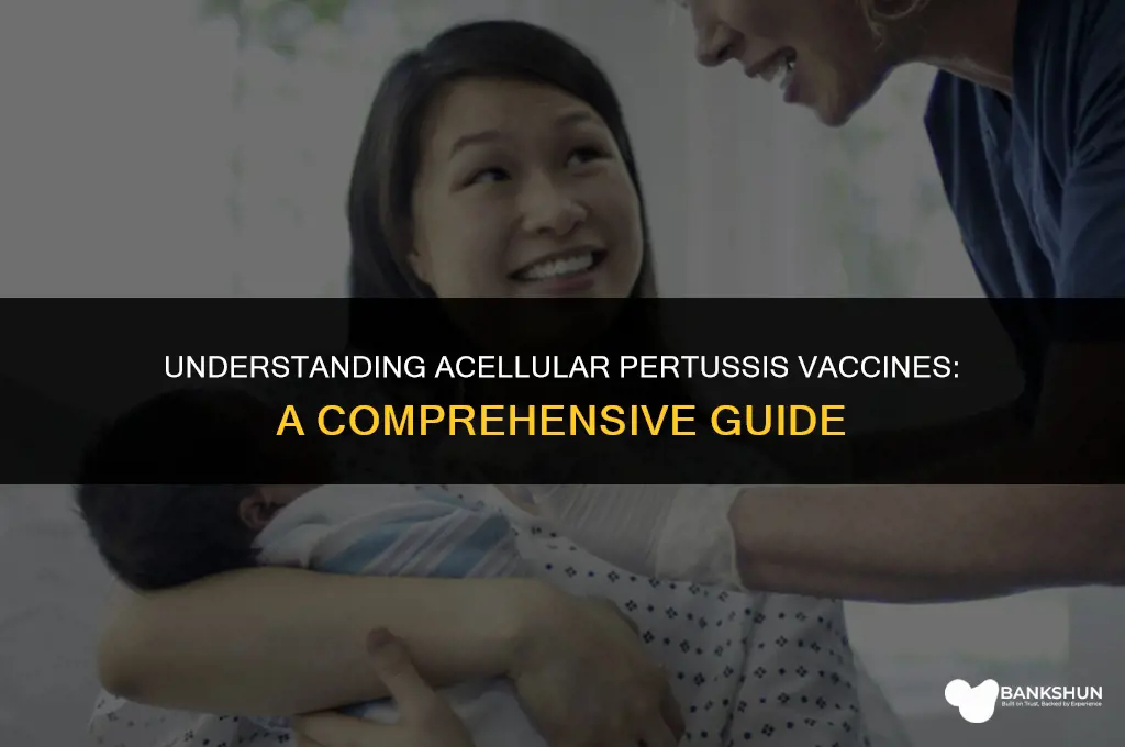 what type of vaccine is acellular pertussis