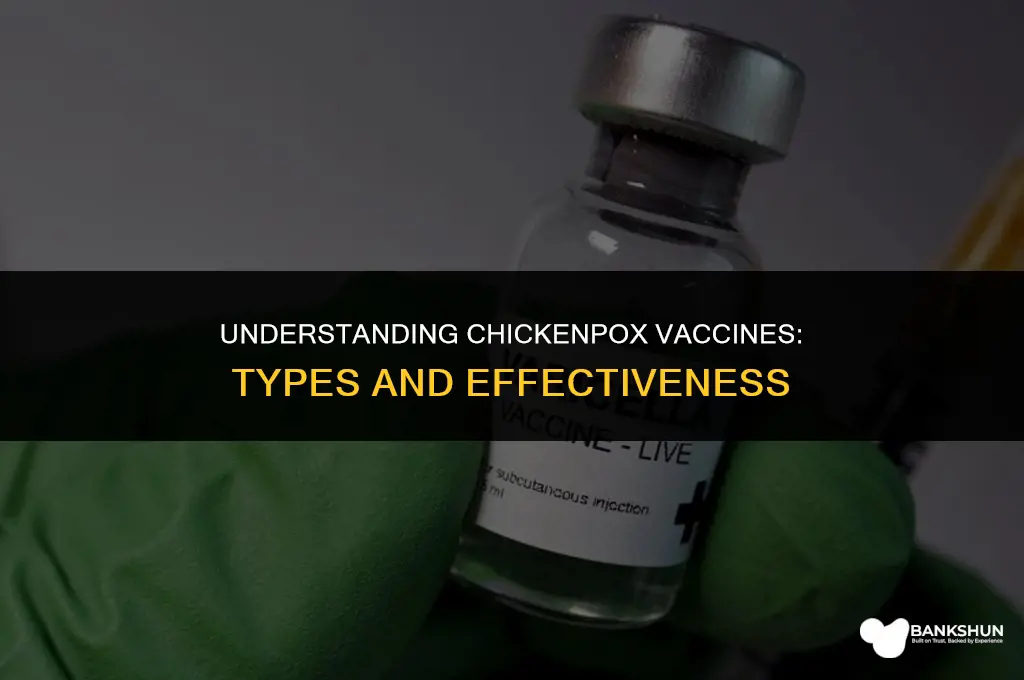 what type of vaccine is chicken pox