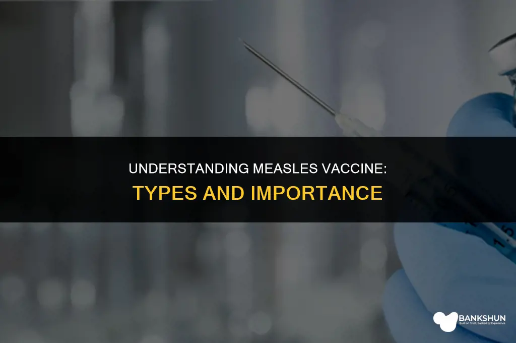 what type of vaccine is meales vaccine