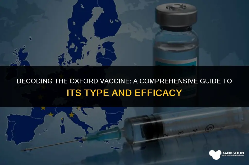 what type of vaccine is oxford vaccine