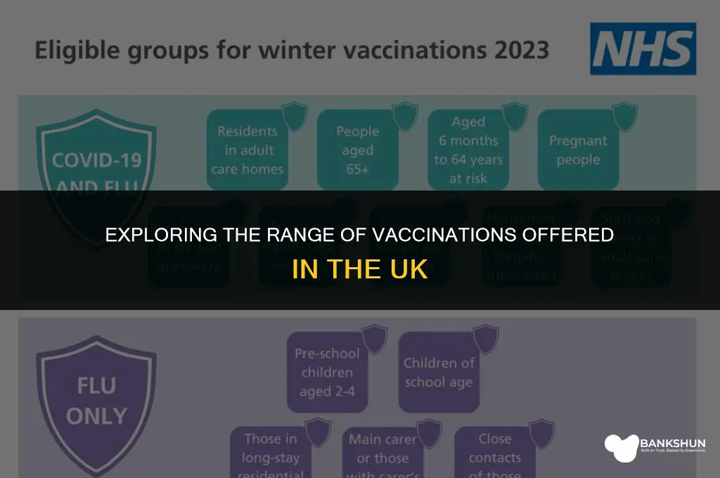 what vaccinations are available in the uk