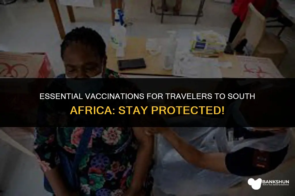 what vaccinations are recommended for south africa