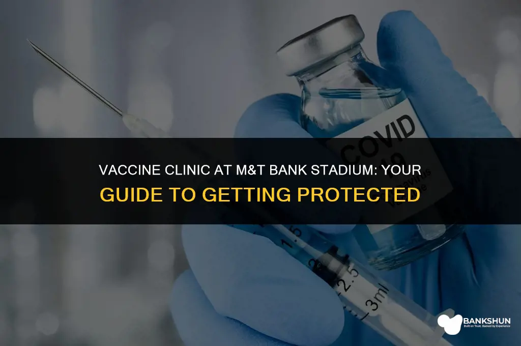 what vaccine at m&t bank stadium