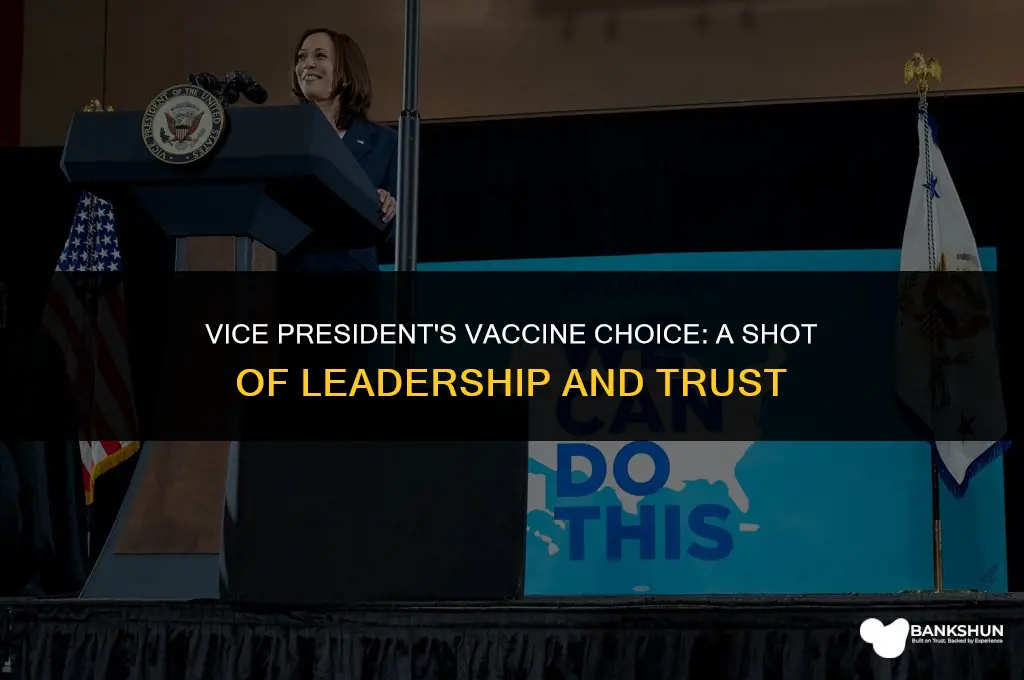 what vaccine did the vice president receive