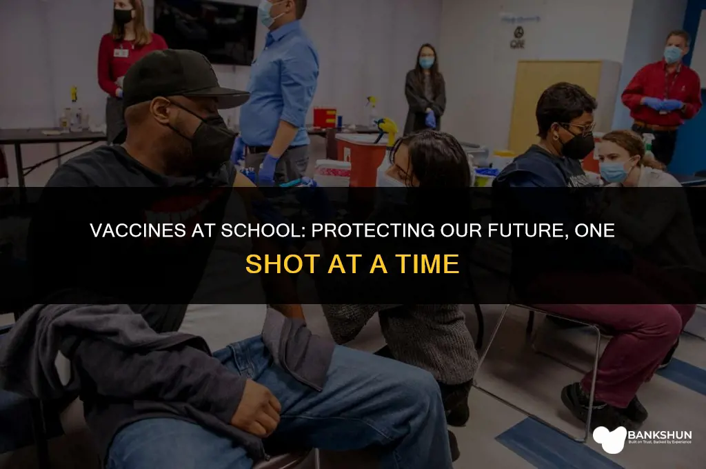 what vaccine do you recieve at school