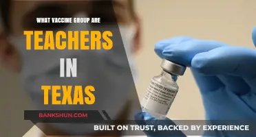 Texas Teachers' Vaccine Status: Which Group Do They Belong To?