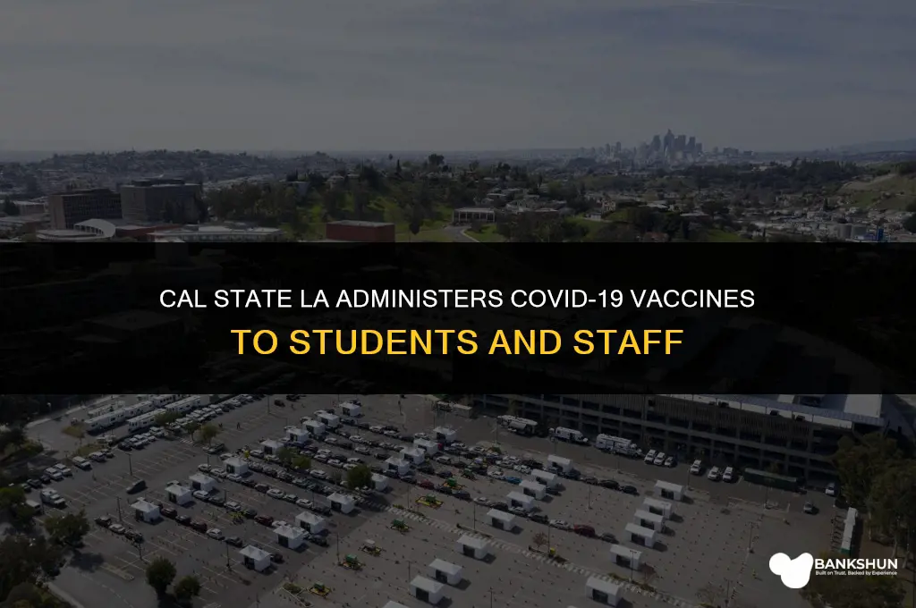 what vaccine is cal state la giving