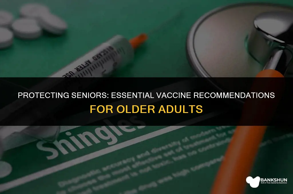 what vaccine is recommended for older adults