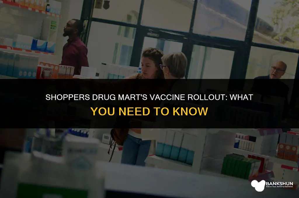 what vaccine is shoppers drug mart administering
