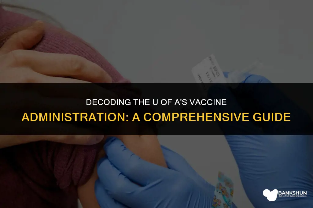what vaccine is u of a giving