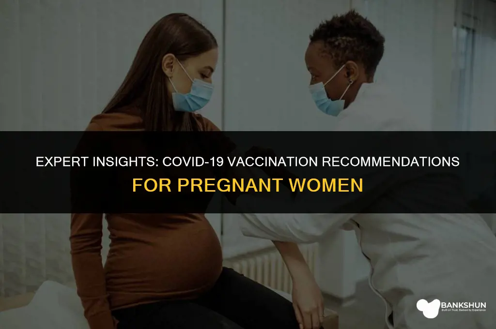 what vaccine knserts says about oregnant women