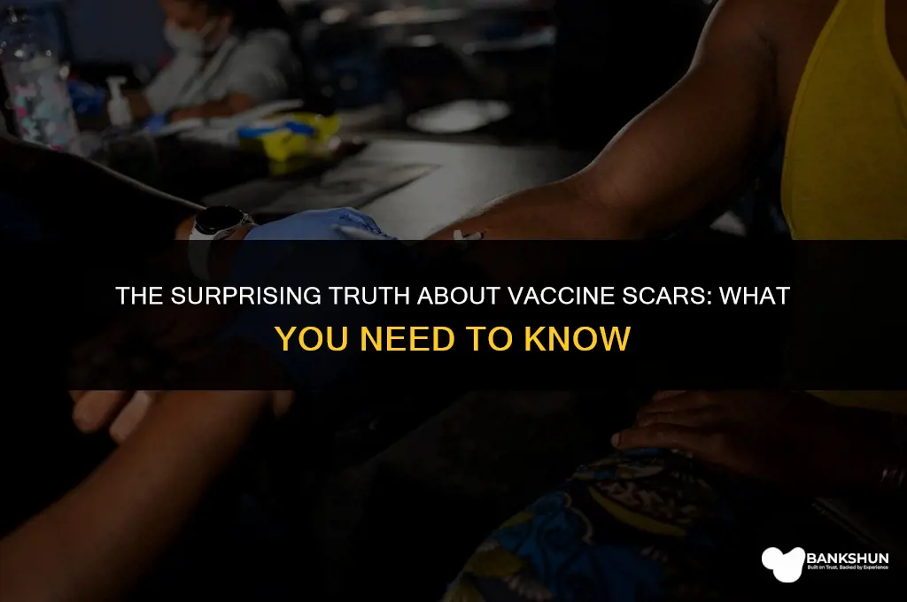 what vaccine left a big round scar