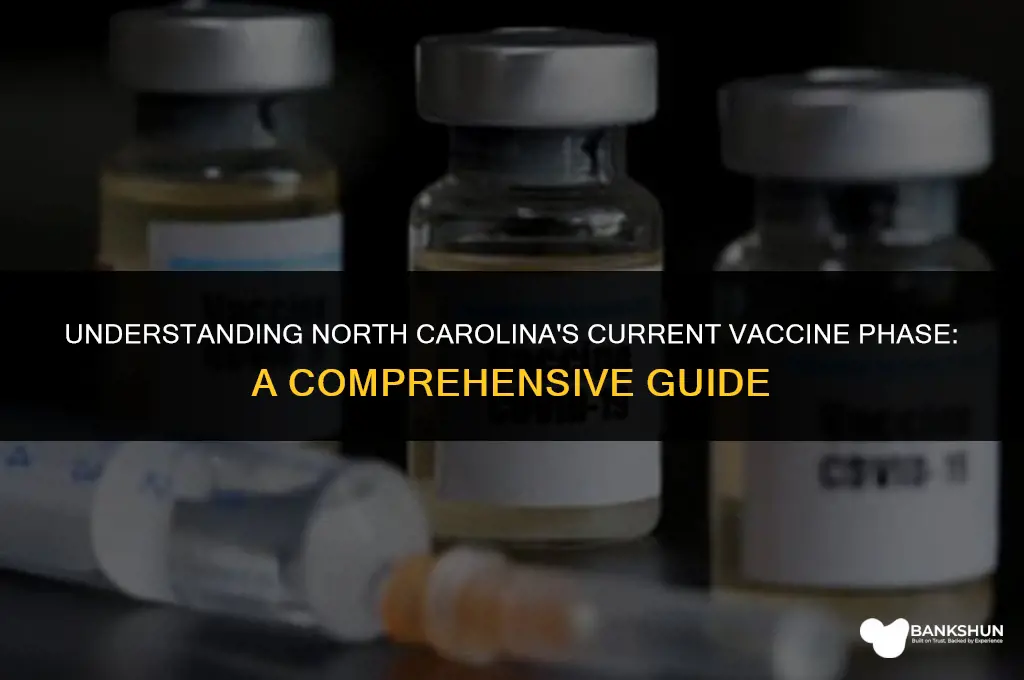 what vaccine phase are we in nc