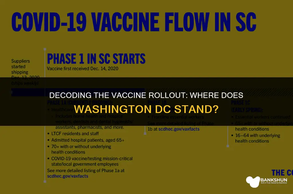 what vaccine phase is washington dc in