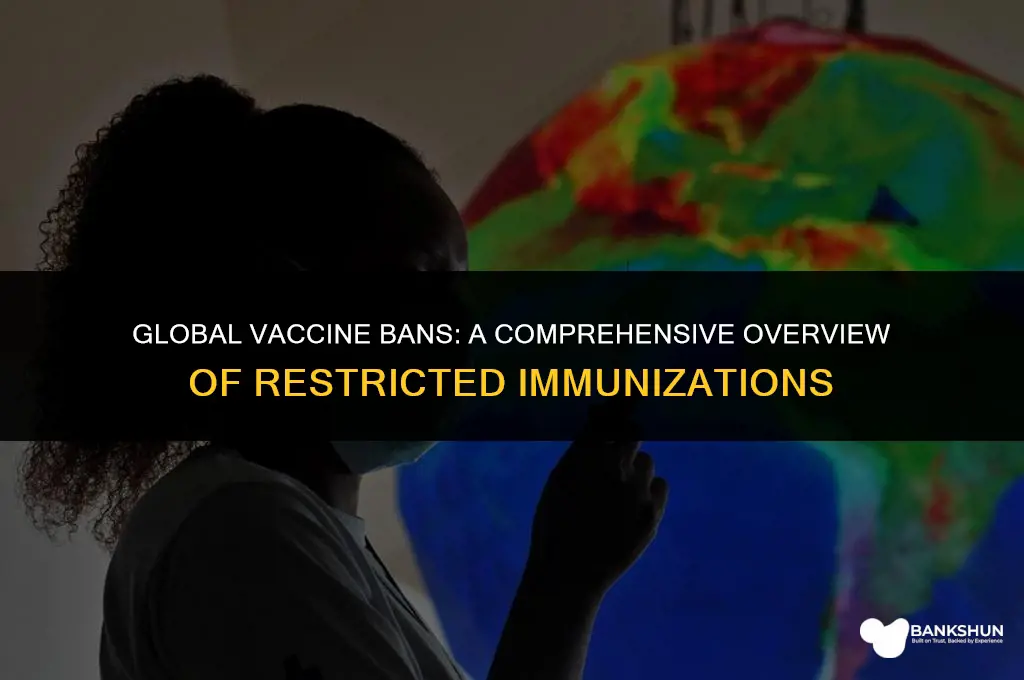what vaccines are banned in other countries