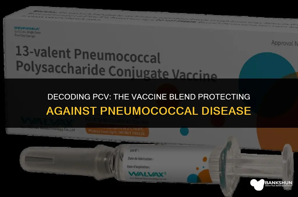 what vaccines are combined to amke pcv