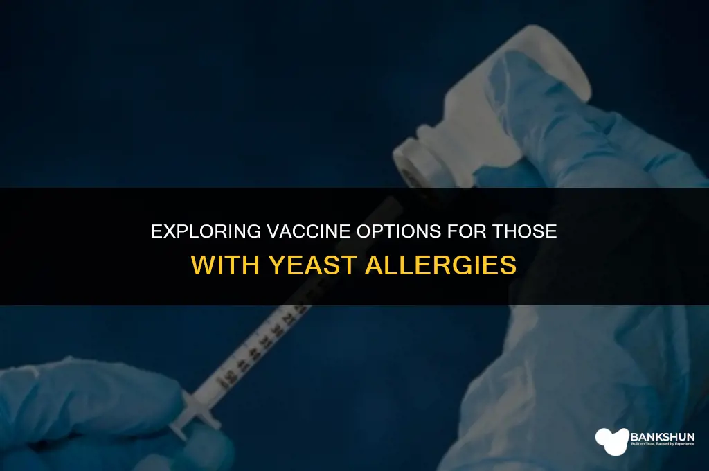 what vaccines are contraindicated for yeast allergy