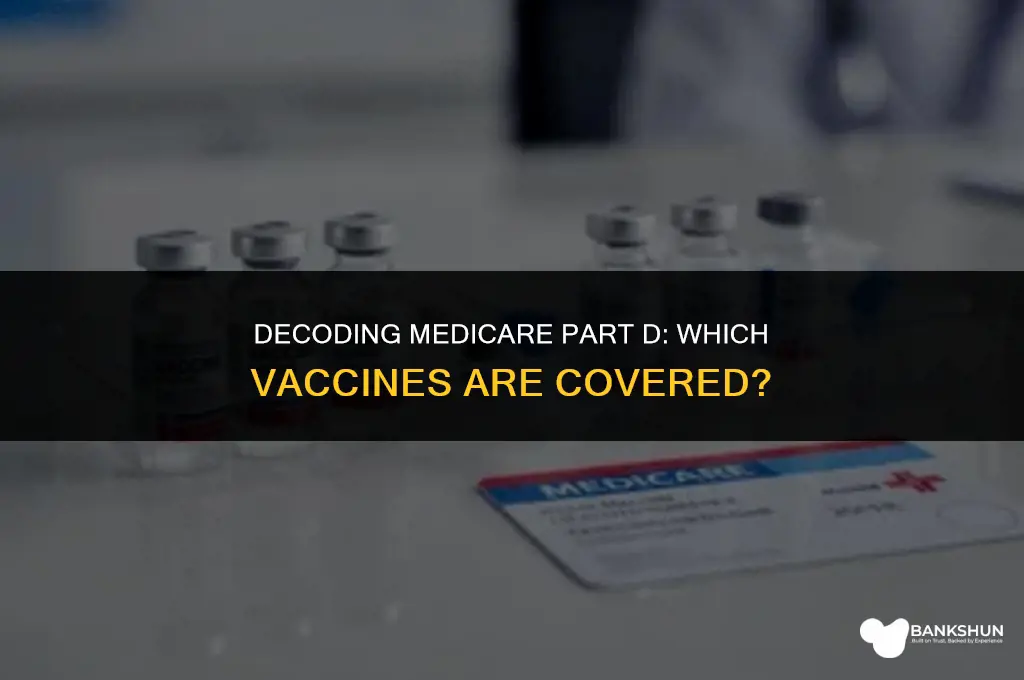 what vaccines are covered by part d