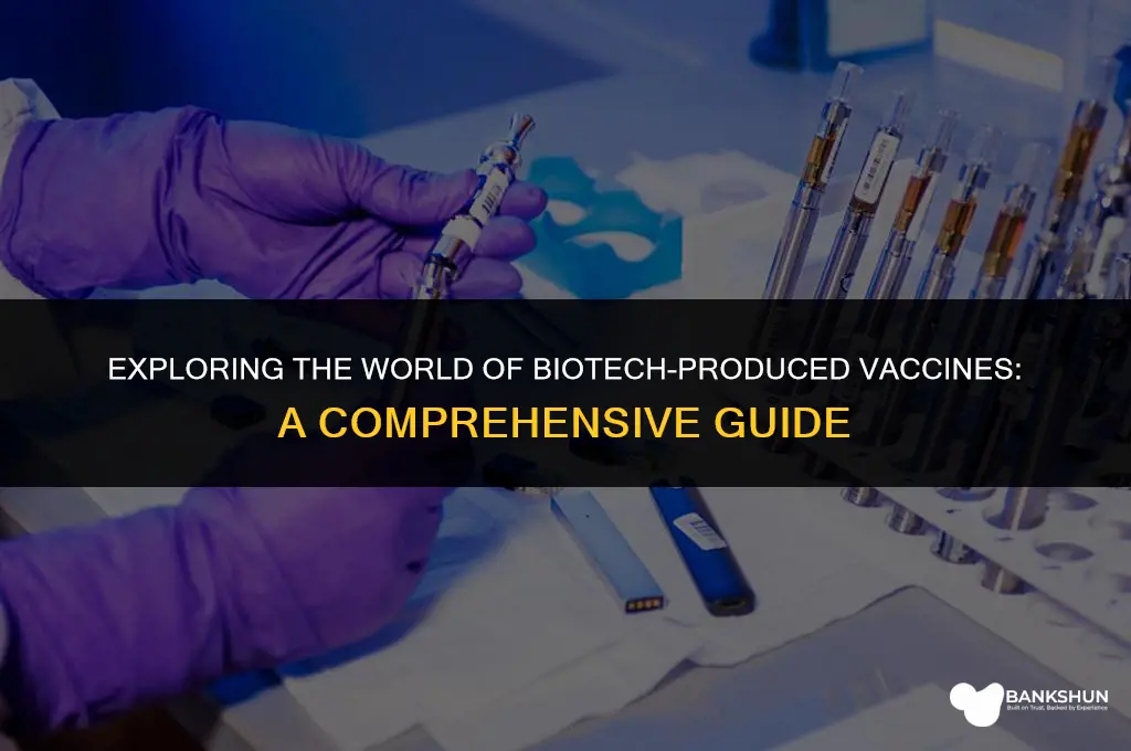 what vaccines are currently produced by biotechnology