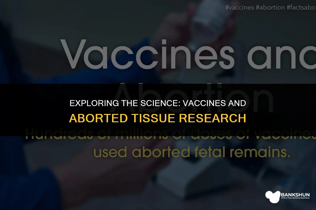what vaccines are made with aborted tissue