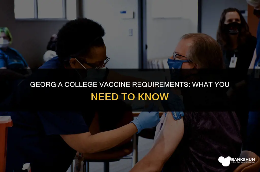 what vaccines are mandatory for college georgia