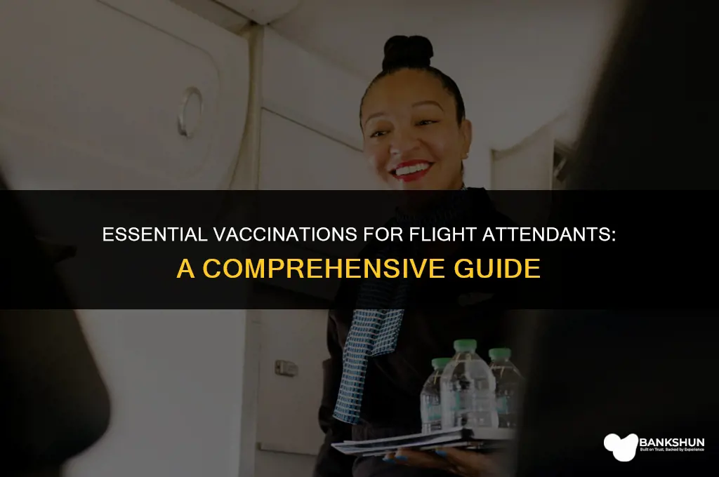 what vaccines are mandatory for flight attendants