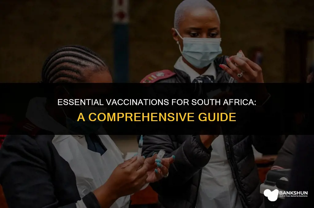 what vaccines are mandatory for south africa