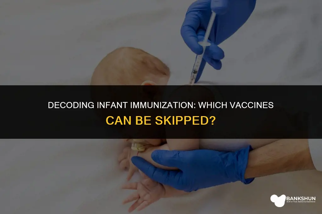 what vaccines are not necessary for infants