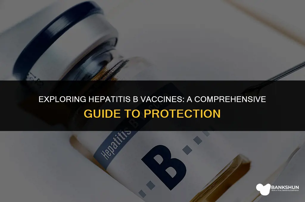 what vaccines are there for hepatitis b