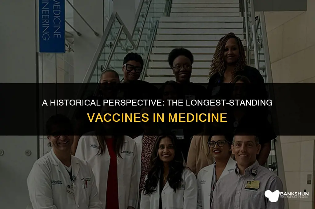 what vaccines have been around the longest