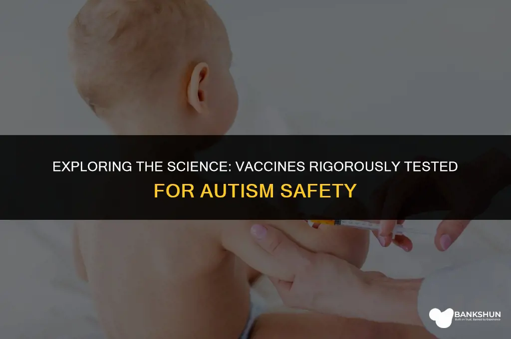what vaccines have been tested for autism