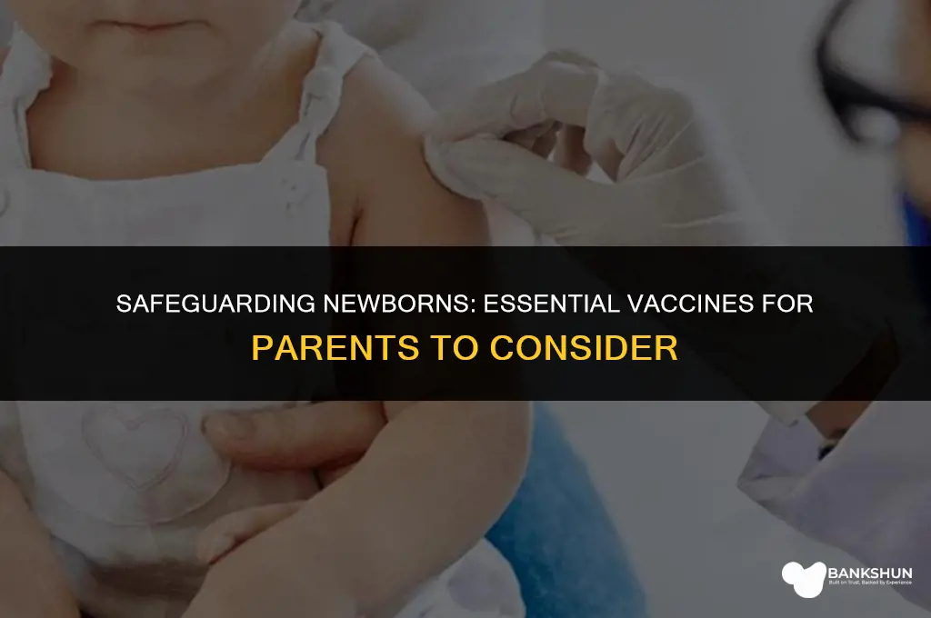 what vaccines should parents have around newborns