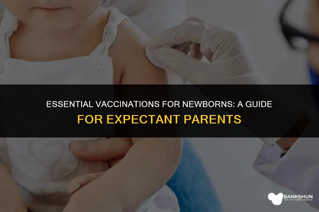 what vaccines should visitors have for newborn