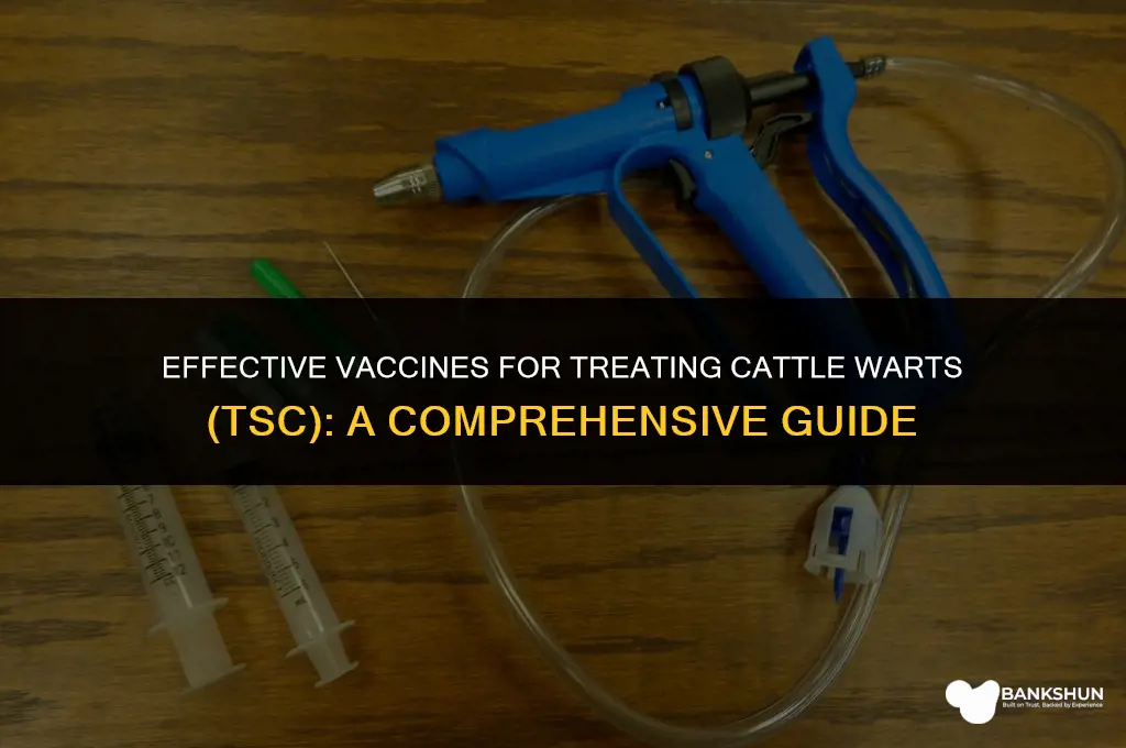 what vaccines to treat cattle warts tsc