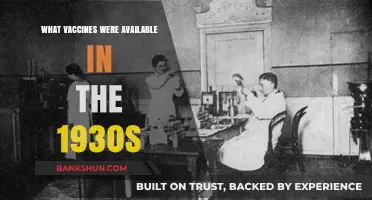 Exploring the Vaccine Landscape of the 1930s: A Historical Overview