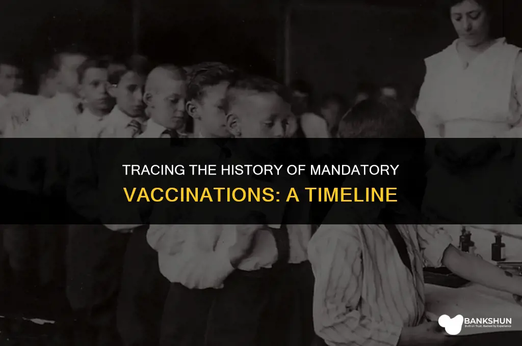 what vaccines were mandatory in the past