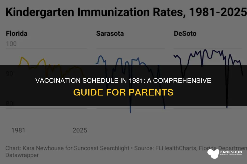 what was the vaccination schedule in 1981