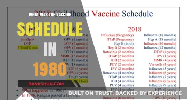 Vaccine Schedule in 1980: A Historical Overview of Immunization Practices