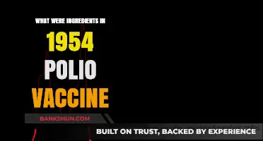 Unveiling the Components: The 1954 Polio Vaccine's Key Ingredients