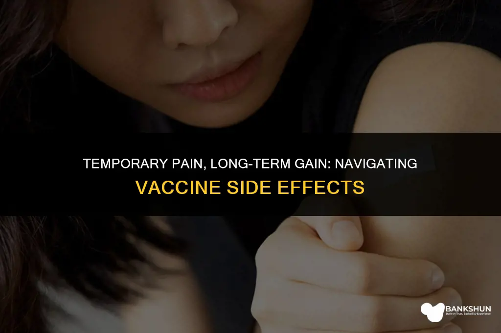 when a vaccine hurts for one week