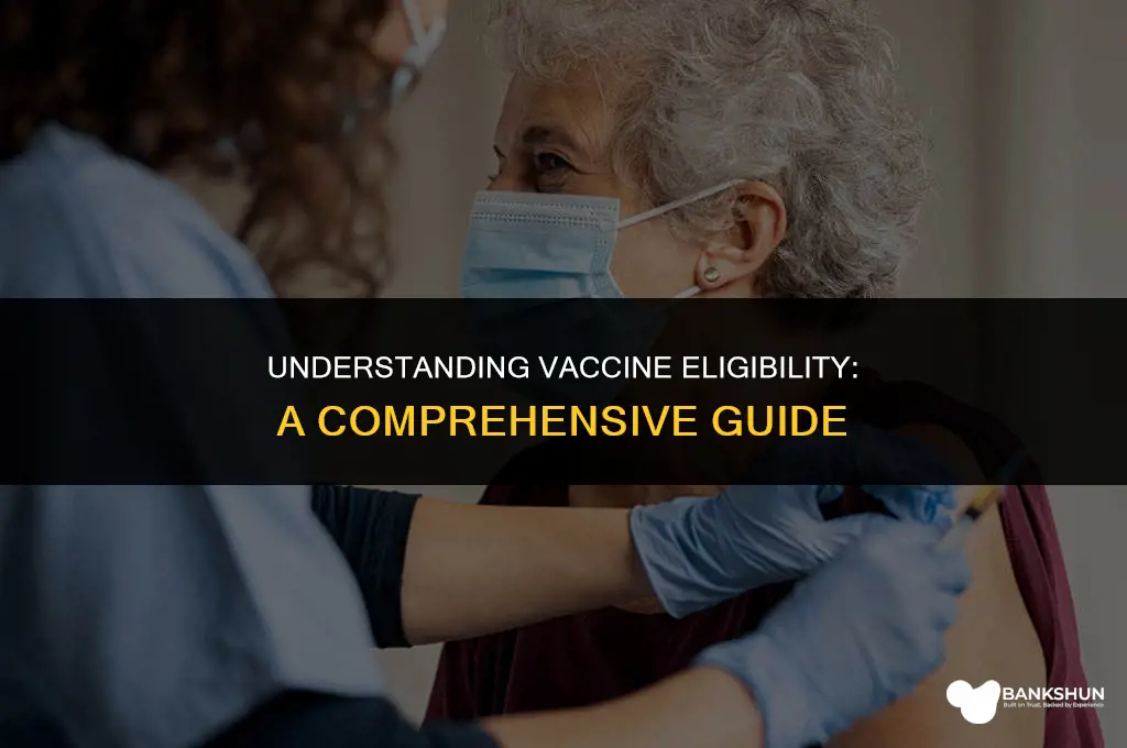 when am i eligable for the vaccine