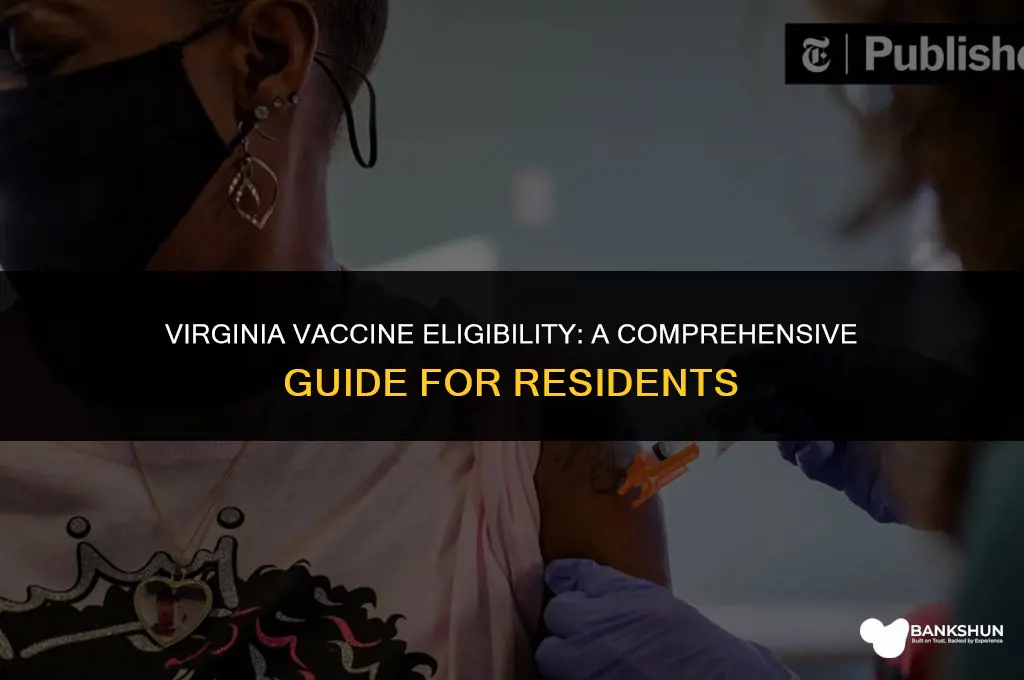 when am i eligible for vaccine virginia