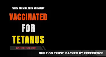 Tetanus Vaccination Schedule for Children: A Comprehensive Guide