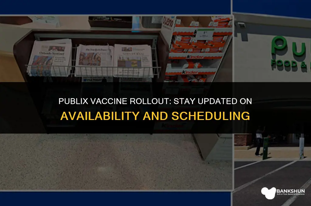 when are the next publix vaccines available