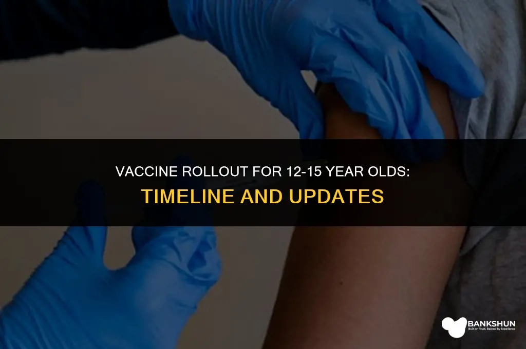 when are vaccines available for 12-15